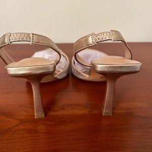 Anne Klein sequins heels